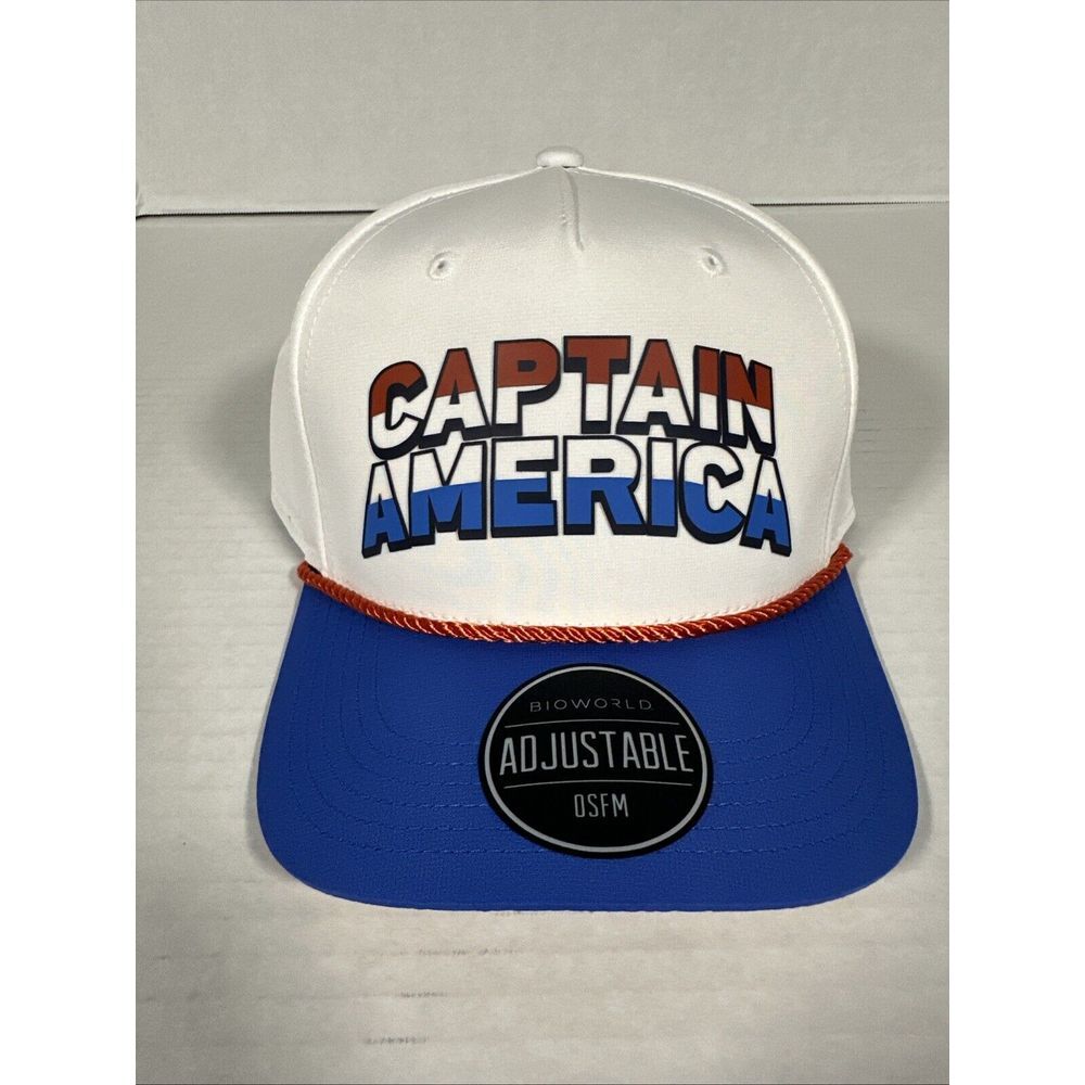 Captain America Brave New World 2025 Bioworld SnapBack Anthony Mackie NEW w/ Tag